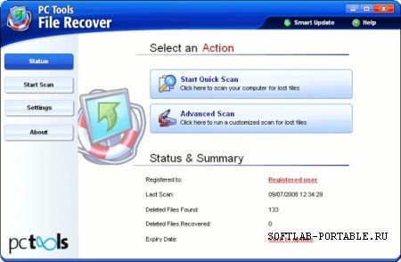PcTools File Recover 7.0.0.38 Portable