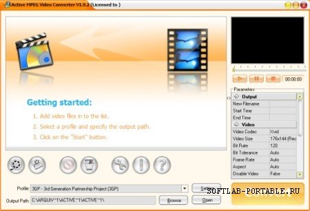 Active MPEG Video Converter 1.9.2 Portable