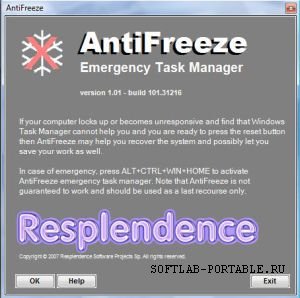AntiFreeze 1.01 Portable Rus