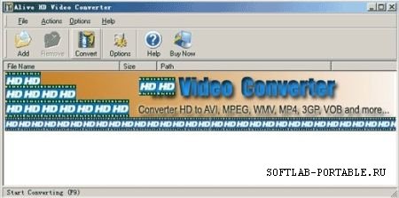 Alive HD Video Converter 1.0.6.9 Portable