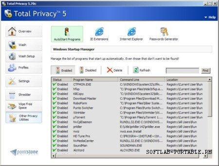 Pointstone Total Privacy 6.55.393 Portable