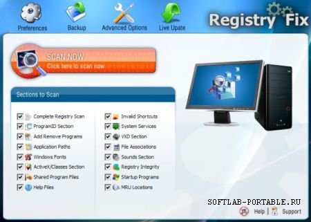 RegistryFix 7.1 Portable
