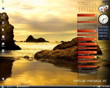 Active Desktop Calendar 7.86 build 091002 Portable