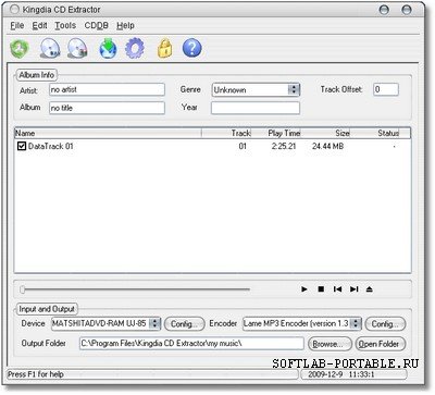 Kingdia CD Extractor 3.7.0 Portable