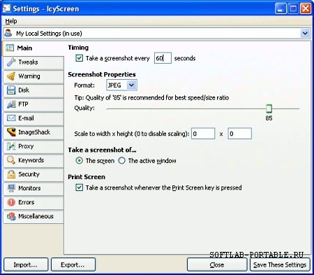 Portable 16 Software IcyScreen 4.06