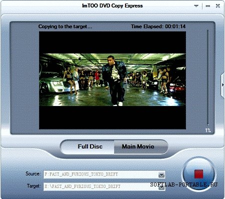 Portable ImTOO DVD Copy Express 1.1.38.0409